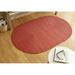 Better Trends Sunsplash Indoor/Outdoor Polypropylene 60 x 96 Braided Rug Indoor use for Adult - Red