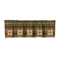 Pinecone Patch Lined Valance