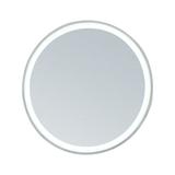Miseno Mm3636led27k/60K 36 W X 36 H Circular Framed Wall Mounted Mirror - Stainless