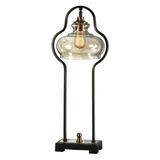 Uttermost Cotulla Aged Black Desk Lamp