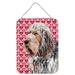 Carolines Treasures SC9708DS1216 Otterhound Hearts and Love Wall or Door Hanging Prints 12x16 multicolor