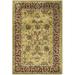 SAFAVIEH Classic Nicholas Floral Bordered Wool Area Rug Gold/Red 3 x 5