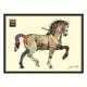 Empire Art Direct Carousel Horse Dimensional Collage Framed Graphic Art Under Glass Wall Art 30 x 40 x 1.4 Ready to Hang