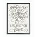 Stupell Industries Live A Live You Love Gray White Family Word Design Framed Wall Art by Jaxn Blvd.