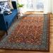 SAFAVIEH Heritage Carmella Floral Wool Area Rug Red/Blue 3 x 5