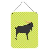 Carolines Treasures BB7708DS1216 Verata Goat Green Wall or Door Hanging Prints 12x16 multicolor