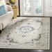 SAFAVIEH Madison Mattie Overdyed Floral Area Rug Ivory/Blue 10 x 14