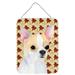 Carolines Treasures SS4382DS1216 Chihuahua Fall Leaves Portrait Wall or Door Hanging Prints 12x16 multicolor