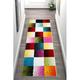 Well Woven Exuberance MultiCheckered Boxes Geometric 2 3 x 7 3 Runner Area Rug