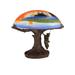 Maxfield Parrish Reverse Painted Table Lamp