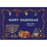 Milliken Seasonal Inspirations Area Rug Happy Hanukkah 00014 Blue 2 8 x 3 10 Rectangle