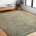 Alexander Home Farmhouse Jute and Leather Handwoven Area Rug Grey 5 x 7 6 Natural Fiber Leather Jute 5 x 8 Indoor Living Room Bedroom Dining