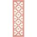 SAFAVIEH Chelsea Lara Floral Wool Runner Rug Ivory/Rose 2 6 x 8