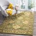 SAFAVIEH Antiquity Clarisse Traditional Floral Wool Area Rug Olive 5 x 8