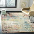 SAFAVIEH Monaco Rowena Abstract Area Rug Teal/Orange 5 1 x 7 7