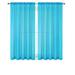 2 Piece Beautiful Sheer Window Elegance Curtains/drape/panels/treatment 60 w X 63 l (Turquoise)