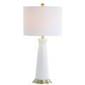 Hartley 29 Ceramic Column LED Table Lamp White