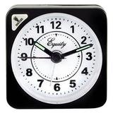 Geneva/Advance Clock 3076AT Quartz Cube Alarm Clock Black