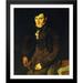 Portrait of Jean-Pierre-Francois Gilibert 28x34 Large Black Wood Framed Print Art by Jean Auguste Dominique Ingres