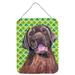 Carolines Treasures SC9304DS1216 Labrador Chocolate St. Patricks Day Shamrock Portrait Wall or Door Hanging Prints