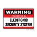 SignMission SEC-Electronic 8 x 12 in. Security System Sign