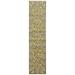 Unique Loom Sheffield Narenj Rug Green/Beige 3 x 13 1 Runner Floral Traditional Perfect For Bathroom Hallway Mud Room Laundry Room