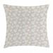 Shells Throw Pillow Cushion Cover Colorful Composition of Shells with Sketch Style Details on a Greyscale Background Decorative Square Accent Pillow Case 18 X 18 Inches Multicolor by Ambesonne