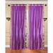 Lavender Ring Top Sheer Sari Cafe Curtain / Drape / Panel - 43W x 36L - Piece