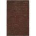 SAFAVIEH Soho Trinity Floral Wool Area Rug Chocolate/Red 5 x 8