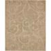 Unique Loom Carved Floral Shag Rug Beige 8 x 10 Rectangle Floral Transitional Perfect For Living Room Bed Room Dining Room Office