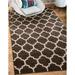 Unique Loom Philadelphia Trellis Rug Chocolate Brown/Beige 9 x 12 2 Rectangle Geometric Contemporary Perfect For Living Room Bed Room Dining Room Office