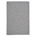 Colonial Mills 7 Gray Handmade Braided Reversible Square Area Throw Rug