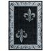 United Weavers Bristol Area Rug 2050 11272 Lilium Grey Curls Scrolls 2 7 x 7 4 Rectangle