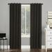 Sun Zero Cyrus Thermal 100% Blackout Back Tab Curtain Panel 40 x84 Chocolate