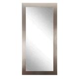 BrandtWorks Nickel Silver Framed Vanity Mirror - 32 x 71