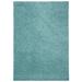 SAFAVIEH Primo Mason Solid Plush Shag Area Rug Aqua 5 3 x 7 6