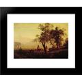 Wind River Mountains Nebraska Territory 20x24 Framed Art Print by Bierstadt ...