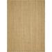 Unique Loom Dhaka Braided Jute Rug Natural 10 x 14 1 Rectangle Braided Solid Coastal Perfect For Living Room Bed Room Dining Room Office