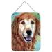 Carolines Treasures 7383DS1216 Golden Retriver Good Boy Wall or Door Hanging Prints 12x16 multicolor