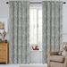 Urbanest Scroll Jacquard Damask Semi-Sheer Rod Pocket Curtain Panels (Set of 2)