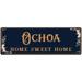 OCHOA Home Sweet Home Victorian Look 8x24 Metal Sign 108240046261