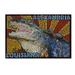 Trademark Fine Art Alligator 1 Canvas Art by Lantern Press