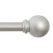 KenneyÂ® Chelsea 5/8 Standard Decorative Window Curtain Rod 48-86 Brushed Nickel