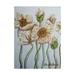 Trademark Fine Art White Poppies 2 Canvas Art by Cherie Roe Dirksen