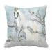 PHFZK Animal Pillow Case Fantasy Unicorn Pillowcase Throw Pillow Cushion Cover Two Sides Size 18x18 inches