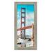 21x7 Frame Gray Barnwood Picture Frame - Complete Modern Photo Frame Includes UV Acrylic Shatter