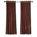 Lined-Luxury Set of 2 Wine Velvet Grommet Curtain Panels Drapes 2 matching tiebacks-60Wx120L-Pair