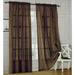 Elegant ComfortÂ® 2 Piece Solid SHEER PANEL with ROD POCKET - Window Curtain 60-inch width X 84-inch Length - Chocolate