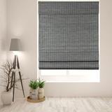 Arlo Blinds Cordless Semi-Privacy Grey-Brown Bamboo Roman Shades Blinds - Size: 35 W x 74 H