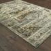 Carbon Loft Style Haven Calum Distressed Medallion Grey and Ivory Area Rug Grey/Ivory 3 10 x 5 5 4 x 6 Living Room Bedroom